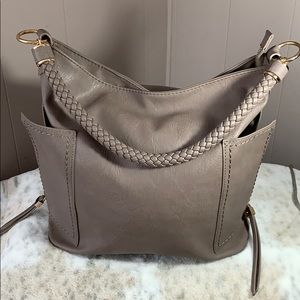 Miztique Leather Bag - gray